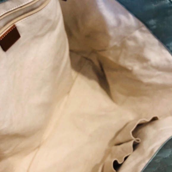 Gucci GG nylon with leather straps large tote bag - Picture 6 of 8